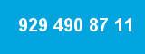 929 490 87 11